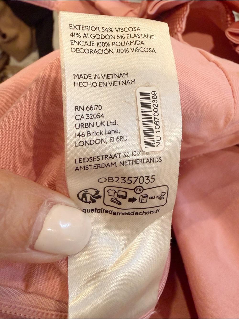 ANTHROPOLOGIE MAEVE Lace Bow Halter Tank Top in Powder Pink size Small - Picture 7 of 9